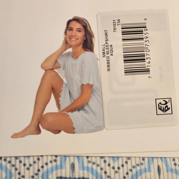 Flora Nikrooz Womens Short Sleeve Sleep Dress Small 4-6 Soft Comfortable Fit - Picture 7 of 7